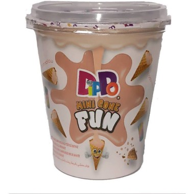 DIPPO ΜΙΝΙ CONE FUN ΧΩΝΑΚΙΑ ΜΕ ΓΕΜΙΣΗ MARSHMALLOW 100GR ΚΥΠΕΛΑΚΙ