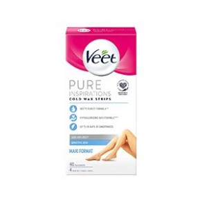 VEET ΤΑΙΝΙΕΣ ΚΕΡΙΟΥ PURE ΓΙΑ ΠΟΔΙΑ 16ΤΕΜ (ΕΥΑΙΣΘΗΤΟ ΔΕΡΜΑ) +2 ΜΑΝΤΗΛΑΚΙΑ