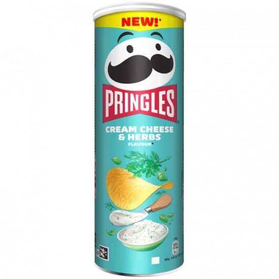 PRINGLES  165gr CREAM CHEESE & HERBS