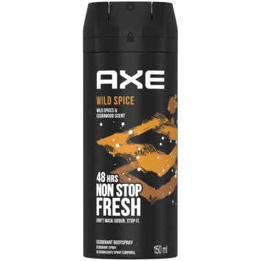 AXE BODY SPRAY 150ml WILD SPICE AXE BODY SPRAY 150ml WILD SPICE