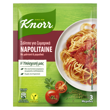 KNORR ΕΤΟΙΜΗ ΣΑΛΤΣΑ ΣΕ ΦΑΚΕΛΟ 49GR NAPOLITAINE
