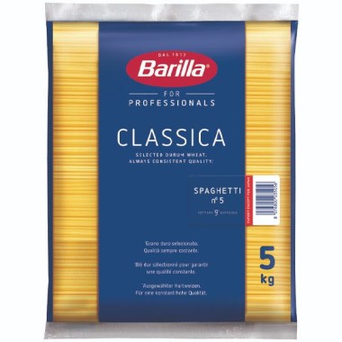 BARILLA SPAGHETTI n.5 FOR PROFESSIONALS 5kg