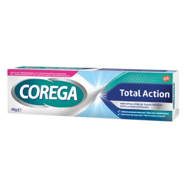 COREGA ΣΤΕΡΕΩΤΙΚΗ ΚΡΕΜΑ ΟΔΟΝΤΟΣΤΟΙΧΙΩΝ TOTAL ACTION MINT 40gr COREGA ΣΤΕΡΕΩΤΙΚΗ ΚΡΕΜΑ ΟΔΟΝΤΟΣΤΟΙΧΙΩΝ TOTAL ACTION MINT 40gr