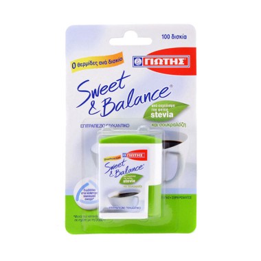 ΓΙΩΤΗΣ SWEET & BALANCE ΓΛΥΚΑΝΤΙΚΟ 100 ΔΙΣΚΙΑ 6.5gr ΓΙΩΤΗΣ SWEET & BALANCE ΓΛΥΚΑΝΤΙΚΟ 100 ΔΙΣΚΙΑ 6.5gr
