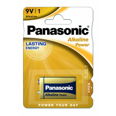 PANASONIC ΑΛΚΑΛΙΚΗ ΜΠΑΤΑΡΙΑ 6LR61APB/1BP 9V TEM 1 PANASONIC ΑΛΚΑΛΙΚΗ ΜΠΑΤΑΡΙΑ 6LR61APB/1BP 9V TEM 1