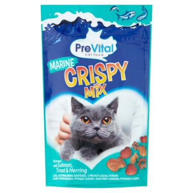 PREVITAL ΣΝΑΚ ΓΙΑ ΓΑΤΕΣ CRISPY MIX ΜΕΙΓΜΑ ΨΑΡΙΩΝ 60gr PREVITAL ΣΝΑΚ ΓΙΑ ΓΑΤΕΣ CRISPY MIX ΜΕΙΓΜΑ ΨΑΡΙΩΝ 60gr