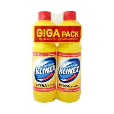 KLINEX ΧΛΩΡΙΝΗ 2ΤΕΜ ULTRA LEMON GIGA PACK 2X750ML