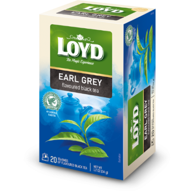 LOYD ΦΑΚΕΛΑΚΙΑ ΓΙΑ ΤΣΑΙ 20ΤΕΜ 34GR EARL GREY FLAVOURED BLACK TEA