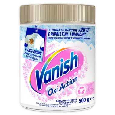 VANISH ΣΚΟΝΗ ΠΛΥΝΤHΡΙΟΥ 400GR+500GR OXI ACTION ΛΕΥΚΟ