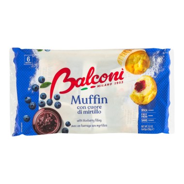 BALCONI MUFFIN ΜΕ ΓΕΜΙΣΗ ΜΥΡΤΙΛΟ 6ΤΕΜ 240g
