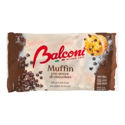 BALCONI MUFFIN ΜΕ ΚΟΜΜΑΤΑΚΙΑ ΣΟΚΟΛΑΤΑ 6ΤΕΜ 240g BALCONI MUFFIN ΜΕ ΚΟΜΜΑΤΑΚΙΑ ΣΟΚΟΛΑΤΑ 6ΤΕΜ 240g