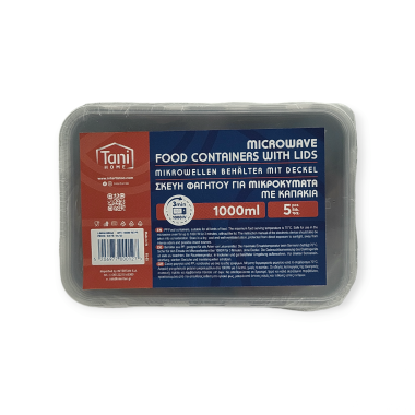 TANI ΣΚΕΥΟΣ ΦΑΓΗΤΟΥ ΓΙΑ ΜΙΚΡΟΚΥΜΑΤΑ ΜΕ ΔΙΑΦΑΝΟ ΚΑΠΑΚΙ 1000ml 5ΤΕΜ TANI ΣΚΕΥΟΣ ΦΑΓΗΤΟΥ ΓΙΑ ΜΙΚΡΟΚΥΜΑΤΑ ΜΕ ΔΙΑΦΑΝΟ ΚΑΠΑΚΙ 1000ml 5ΤΕΜ