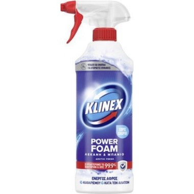 KLINEX POWER FOAM 435ML ΛΕΚΑΝΗ ΚΑΙ ΜΠΑΝΙΟ ΜΠΛΕ CLASSIC FRESH KLINEX POWER FOAM 435ML ΛΕΚΑΝΗ ΚΑΙ ΜΠΑΝΙΟ ΜΠΛΕ CLASSIC FRESH