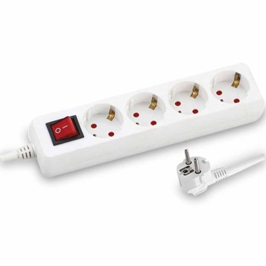 TNS ΠΟΛΥΜΠΡΙΖΟ 4 ΘΕΣΕΩΝ ΜΕ 1,5m ΚΑΛΩΔΙΟ ΑΣΠΡΟ TNS ΠΟΛΥΜΠΡΙΖΟ 4 ΘΕΣΕΩΝ ΜΕ 1,5m ΚΑΛΩΔΙΟ ΑΣΠΡΟ