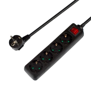 TNS ΠΟΛΥΜΠΡΙΖΟ 4 ΘΕΣΕΩΝ ΜΕ 1,5m ΚΑΛΩΔΙΟ ΜΑΥΡΟ TNS ΠΟΛΥΜΠΡΙΖΟ 4 ΘΕΣΕΩΝ ΜΕ 1,5m ΚΑΛΩΔΙΟ ΜΑΥΡΟ