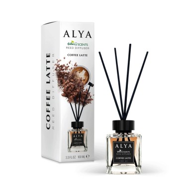 ALYA NATURE'S SCENTS ΑΡΩΜΑΤΙΚΟ ΧΩΡΟΥ ΜΕ ΣΤΙΚ 100ML COFFEE LATTE ALYA NATURE'S SCENTS ΑΡΩΜΑΤΙΚΟ ΧΩΡΟΥ ΜΕ ΣΤΙΚ 100ML COFFEE LATTE