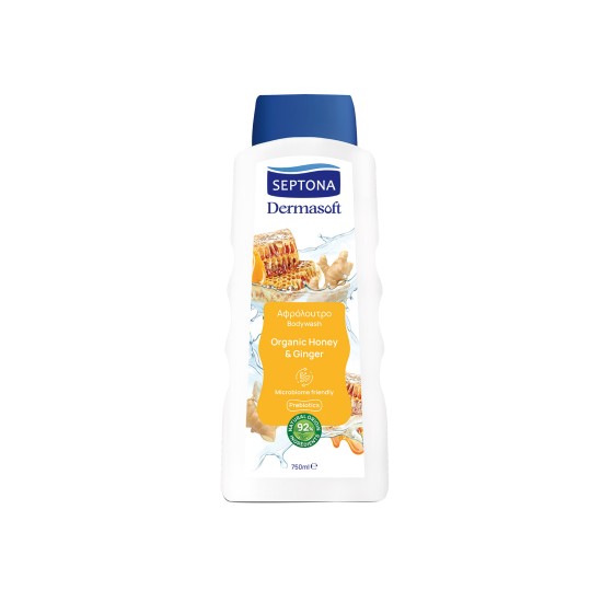 SEPTONA DERMASOFT ΑΦΡΟΛΟΥΤΡΟ 750ml HONEY & GINGER