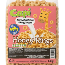 CAPI ΔΗΜΗΤΡΙΑΚΑ 500gr ΗΟΝΕΥ RINGS (ΔΑΧΤΥΛΙΔΙΑ ΜΕΛΙΟΥ ΟΛΙΚΗΣ ΑΛΕΣΗΣ) CAPI ΔΗΜΗΤΡΙΑΚΑ 500gr ΗΟΝΕΥ RINGS (ΔΑΧΤΥΛΙΔΙΑ ΜΕΛΙΟΥ ΟΛΙΚΗΣ ΑΛΕΣΗΣ)