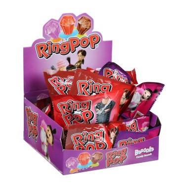 BAZOOKA RING POP 10gr 24ΤΕΜ BAZOOKA RING POP 10gr 24ΤΕΜ