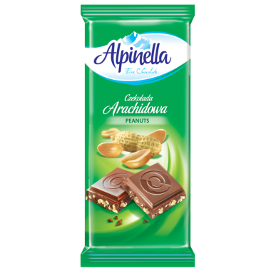 ALPINELLA ΣΟΚΟΛΑΤΑ 90gr ΓΑΛΑΚΤΟΣ ΜΕ ΦΥΣΤΙΚΙ