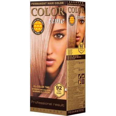 COLOR TIME ΣΕΤ ΒΑΦΗ ΜΑΛΛΙΩΝ Ν.92 ΞΑΝΘΟ ΠΕΡΛΕ 115ml COLOR TIME ΣΕΤ ΒΑΦΗ ΜΑΛΛΙΩΝ Ν.92 ΞΑΝΘΟ ΠΕΡΛΕ 115ml
