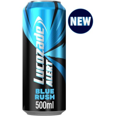 LUCOZADE ALERT 500ml BLUE RUSH