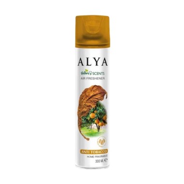 ALYA ΑΡΩΜΑΤΙΚΟ ΧΩΡΟΥ SPRAY AEROSOL 300ml ANTI TOBACCO ALYA ΑΡΩΜΑΤΙΚΟ ΧΩΡΟΥ SPRAY AEROSOL 300ml ANTI TOBACCO