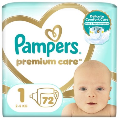 PAMPERS PREMIUM NEW BORN JUMBO 72T PAMPERS PREMIUM NEW BORN JUMBO 72T