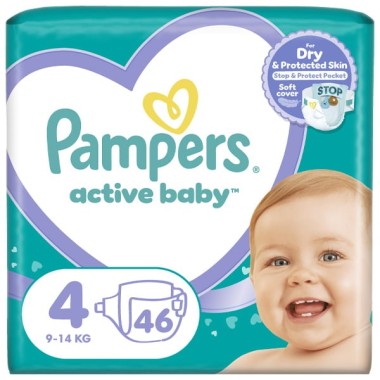 PAMPERS ACTIVE BABY N.4 VP 46T PAMPERS ACTIVE BABY N.4 VP 46T