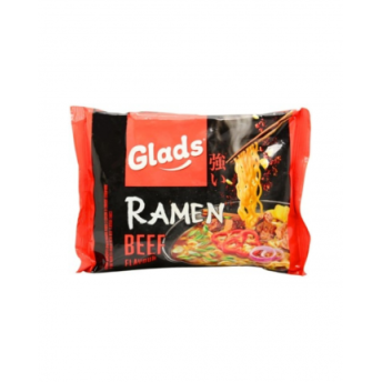 GLADS INSTANT RAMEN NOODLES 105GR BEEF