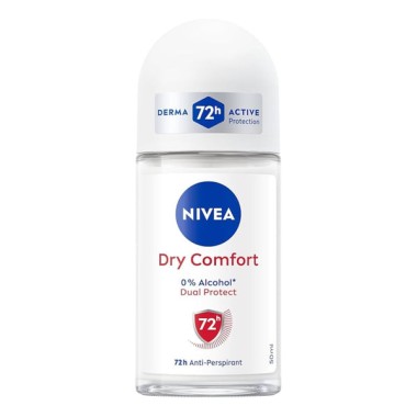 NIVEA ROLL ON 50ml DRY COMFORT 0% ALCOHOL NIVEA ROLL ON 50ml DRY COMFORT 0% ALCOHOL