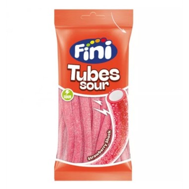 FINI ΖΑΧΑΡΩΤΑ 90GR ΚΑΛΩΔΙΑ SOUR STRAWBERRY FINI ΖΑΧΑΡΩΤΑ 90GR ΚΑΛΩΔΙΑ SOUR STRAWBERRY