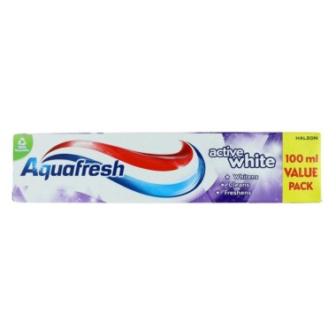 AQUAFRESH 100ml ΟΔΟΝΤΟΚΡΕΜΑ ACTIVE WHITE AQUAFRESH 100ml ΟΔΟΝΤΟΚΡΕΜΑ ACTIVE WHITE