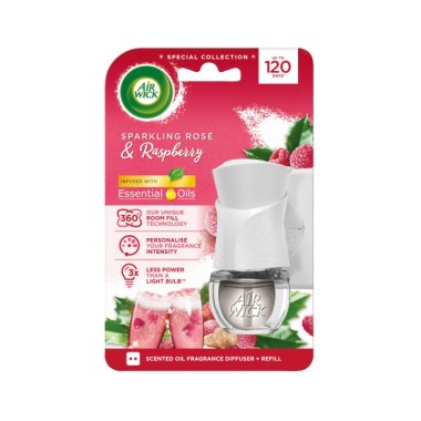 AIR WICK ΣΥΣΚΕΥΗ 19ml ELECTRIC REFILL ΔΙΑΦΑΝΟ SPARKLING ROSE & RASPBERRY AIR WICK ΣΥΣΚΕΥΗ 19ml ELECTRIC REFILL ΔΙΑΦΑΝΟ SPARKLING ROSE & RASPBERRY