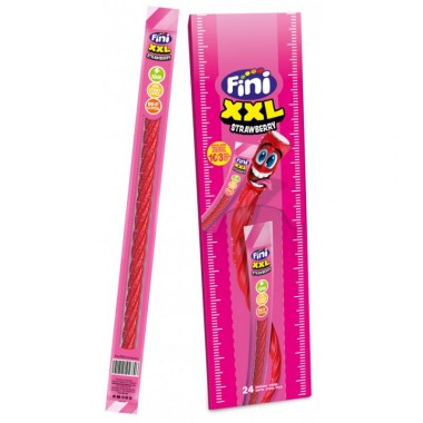 FINI ΖΑΧΑΡΩΤΑ 24ΤΕΜ XXL ΚΑΛΩΔΙΑ STRAWBERRY FINI ΖΑΧΑΡΩΤΑ 24ΤΕΜ XXL ΚΑΛΩΔΙΑ STRAWBERRY