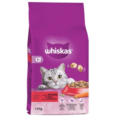 WHISKAS ADULT 1+ ΠΛΗΡΗΣ ΞΗΡΗ ΤΡΟΦΗ ΓΑΤΑΣ 300GR ΜΕ ΜΟΣΧΑΡΙ WHISKAS ADULT 1+ ΠΛΗΡΗΣ ΞΗΡΗ ΤΡΟΦΗ ΓΑΤΑΣ 300GR ΜΕ ΜΟΣΧΑΡΙ