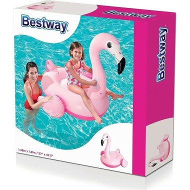 BESTWAY ΦΟΥΣΚΩΤΟ ΦΛΑΜΙΝΓΚΟ RIDE ON 3+ ΧΡΟΝΩΝ