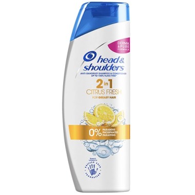 HEAD&SHOULDERS SHAMPOO 360ML 2 IN 1 CITRUS